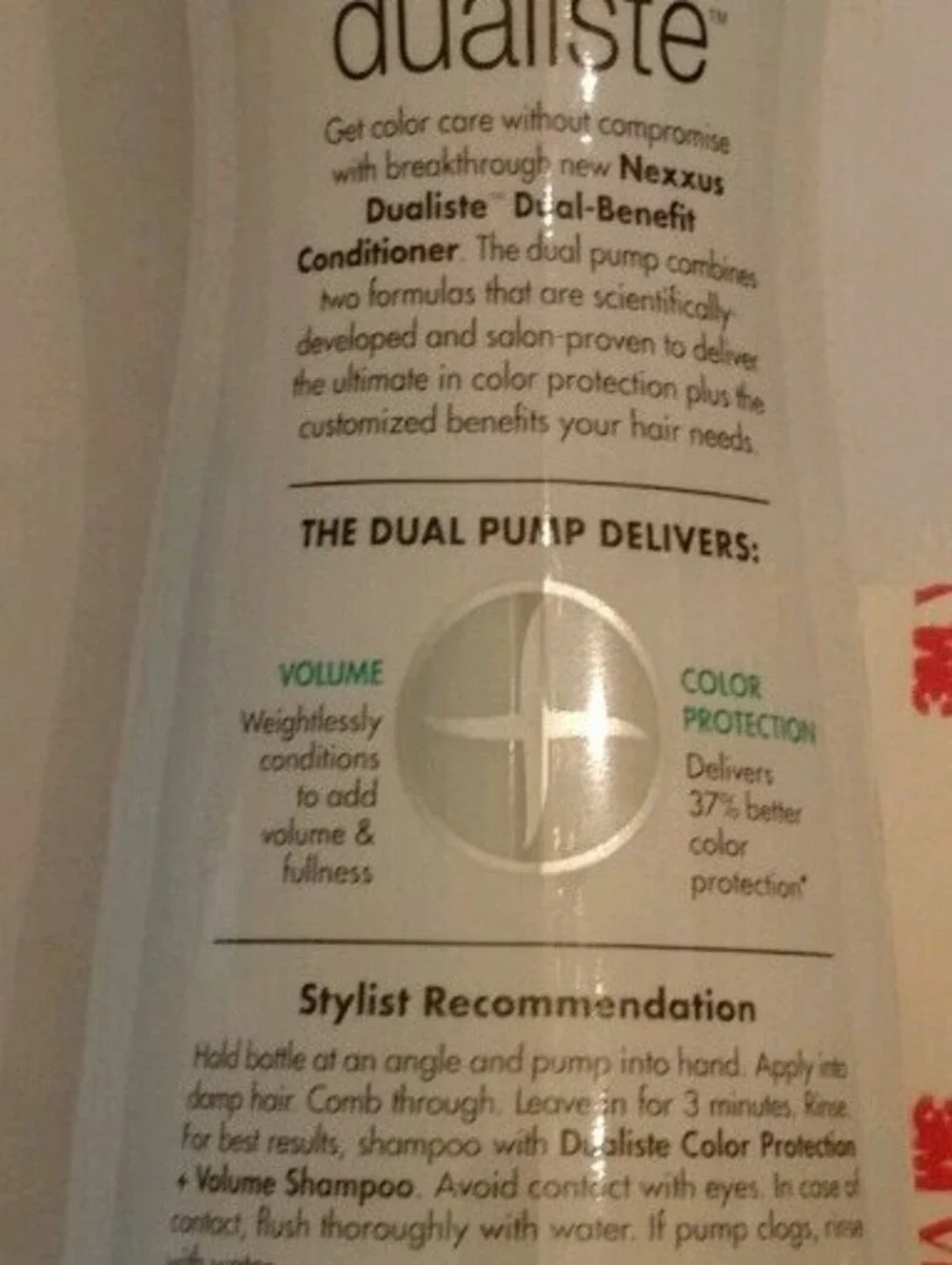 new Nexxus Dualiste Dual Benefit  Conditioner Color Protection 11oz.